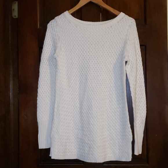 NWOT Athleta White Cypress Sweater - Picture 5 of 9